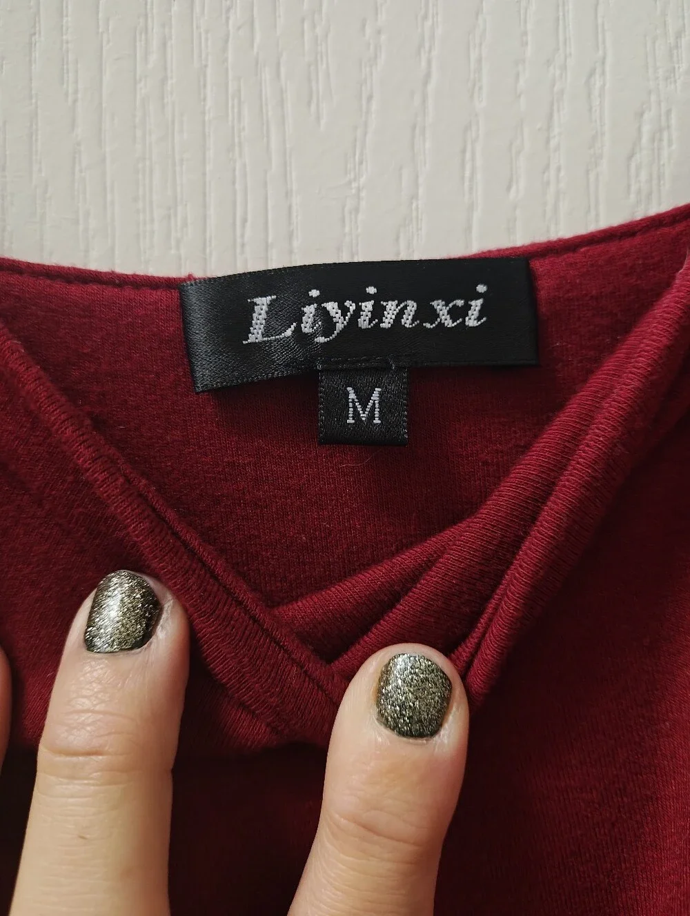 Slim-Strap Burgundy Midi Dress with Side Button Detail